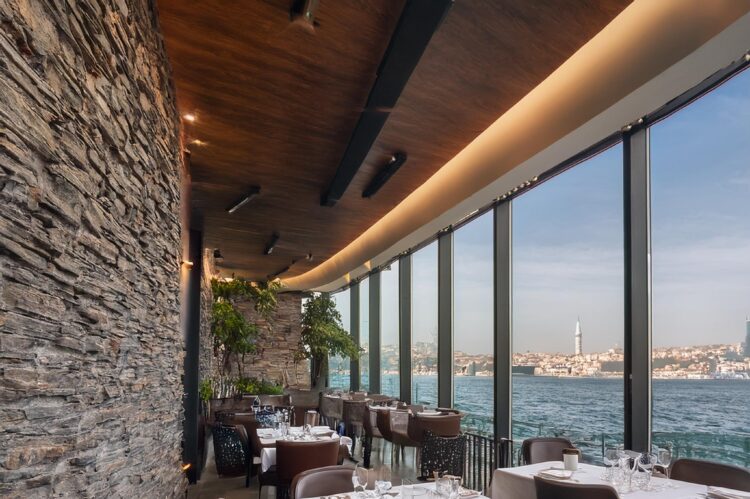 Restoran Dış Cephe Doğal Taş Kaplama